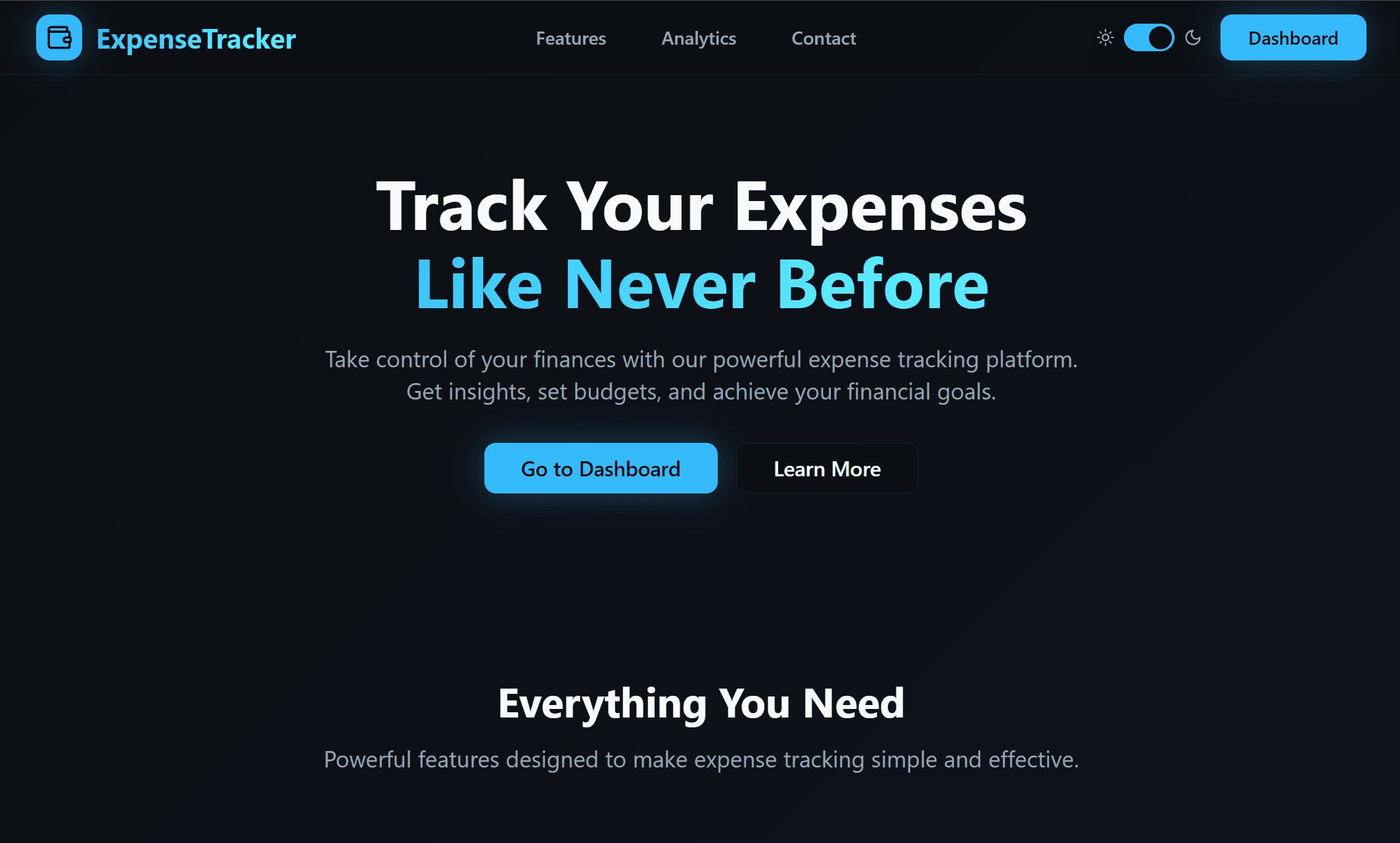 Expentracker - Expense Tracker Platform